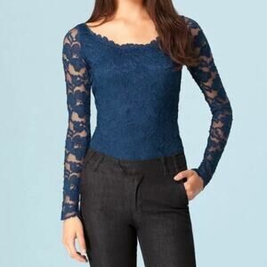 Hale Bob Women’s Lace Thong Bodysuit Size Medium New With Tags Feminine